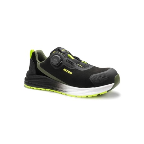 Batai ELTEN Leevi XXNF BOA Black-Lime Low ESD S3S, juodi 46