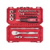 38 dalių terkšlės ir atsuktuvų rinkinys MILWAUKEE 1/4"