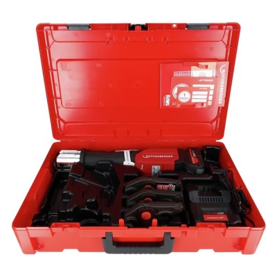 Akumuliatorinis presas ROTHENBERGER Romax 4000 set TH16-20-26mm 4Ah AMPShare