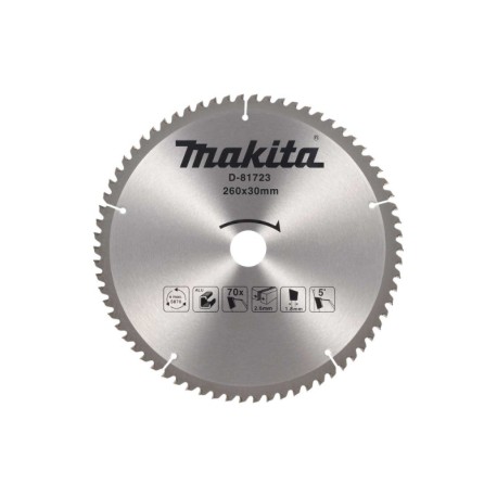 Pjovimo diskas aliuminiui MAKITA 260x30 70T -5 