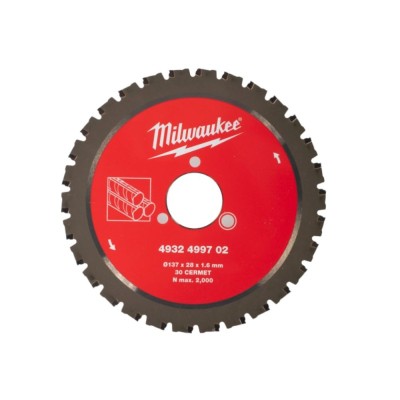 Pjovimo diskas armatūrai MILWAUKEE 137x28x1,6x30mm