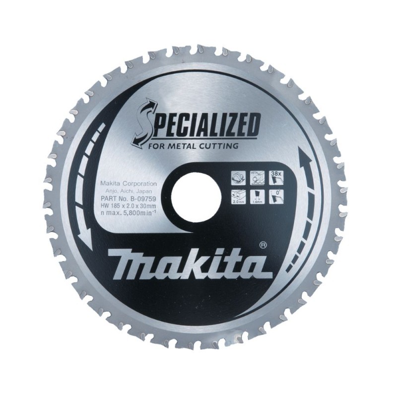 Pjovimo diskas metalui MAKITA 185x30 mm 38T