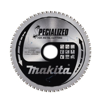 Pjovimo diskas plonam metalui MAKITA 185x30x1,25mm Z60