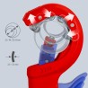 PVC vamzdžių pjaustiklis KNIPEX DPT50