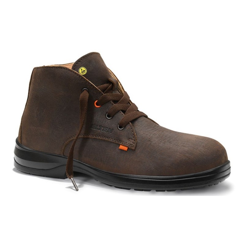 Batai ELTEN Nikolas XXB Brown Mid ESD S3S, rudi 45