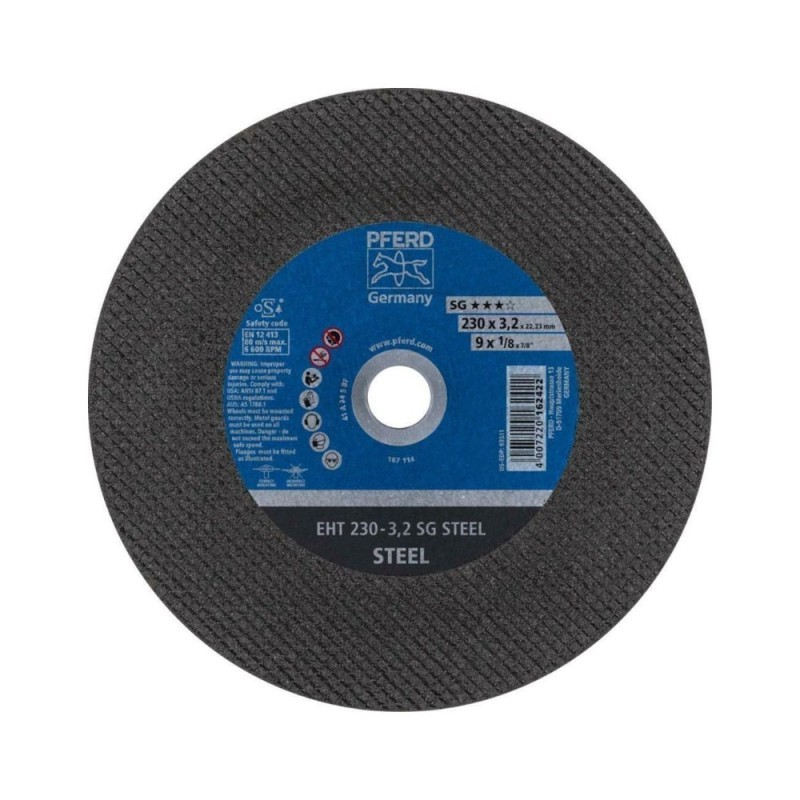 Pjovimo diskas PFERD EHT A24 S SG 230x3,2x22,23mm