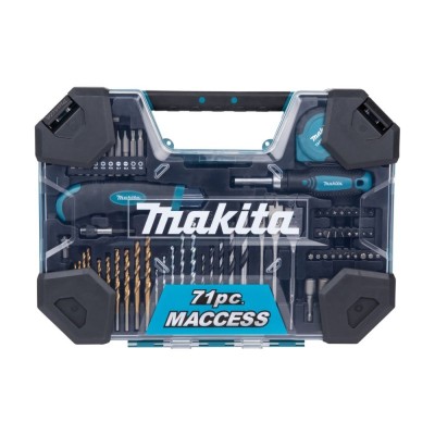 71 dalies sukimo antgalių ir grąžtų rinkinys MAKITA MACCESS