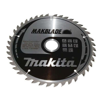 Medžio pjovimo diskas MAKITA 216x30x2,1mm 40T 10 