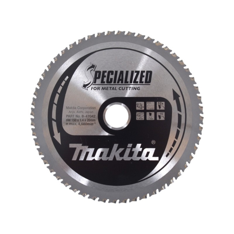 Pjovimo diskas MAKITA 150x20 52T DCS551M