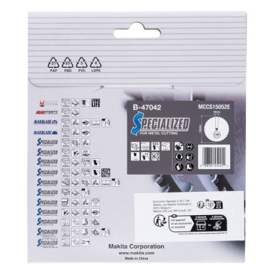Pjovimo diskas MAKITA 150x20 52T DCS551M
