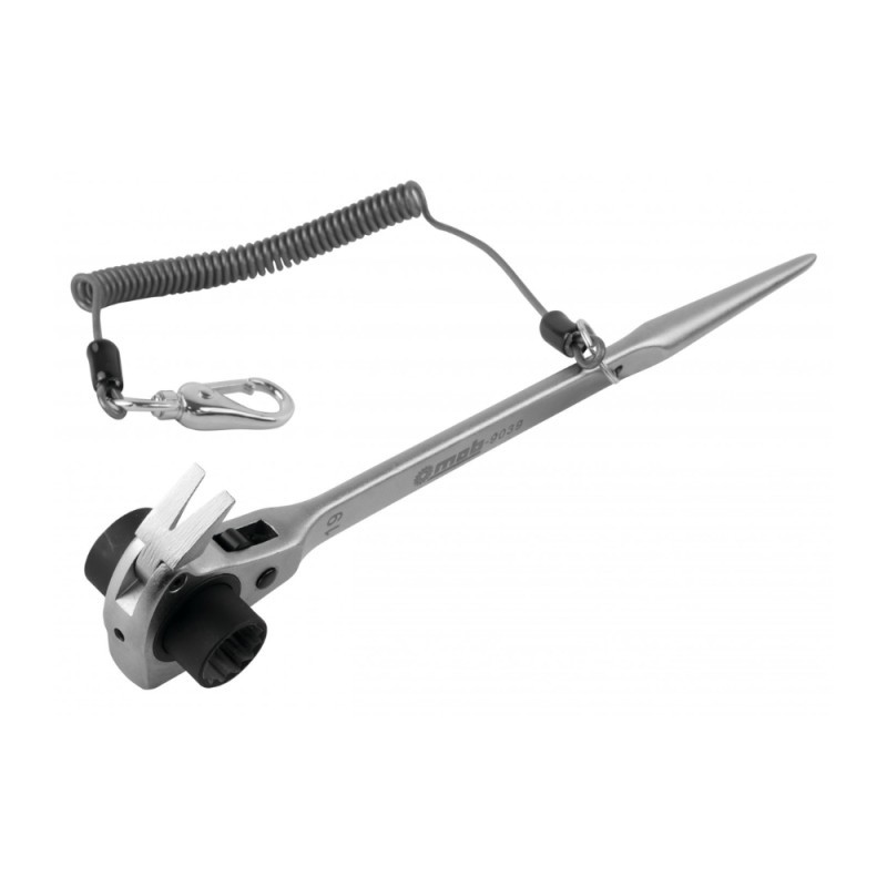 Daugiafunkcinis terkšlinis raktas pastoliams PEDDINGHAUS 19x22mm