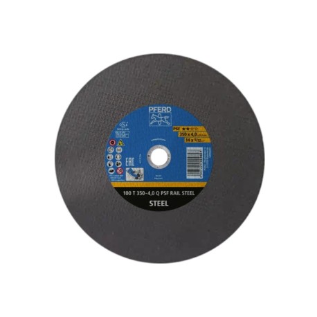 Pjovimo diskas PFERD 100 T 350x4,0x25,4mm Q PSF Rail Steel