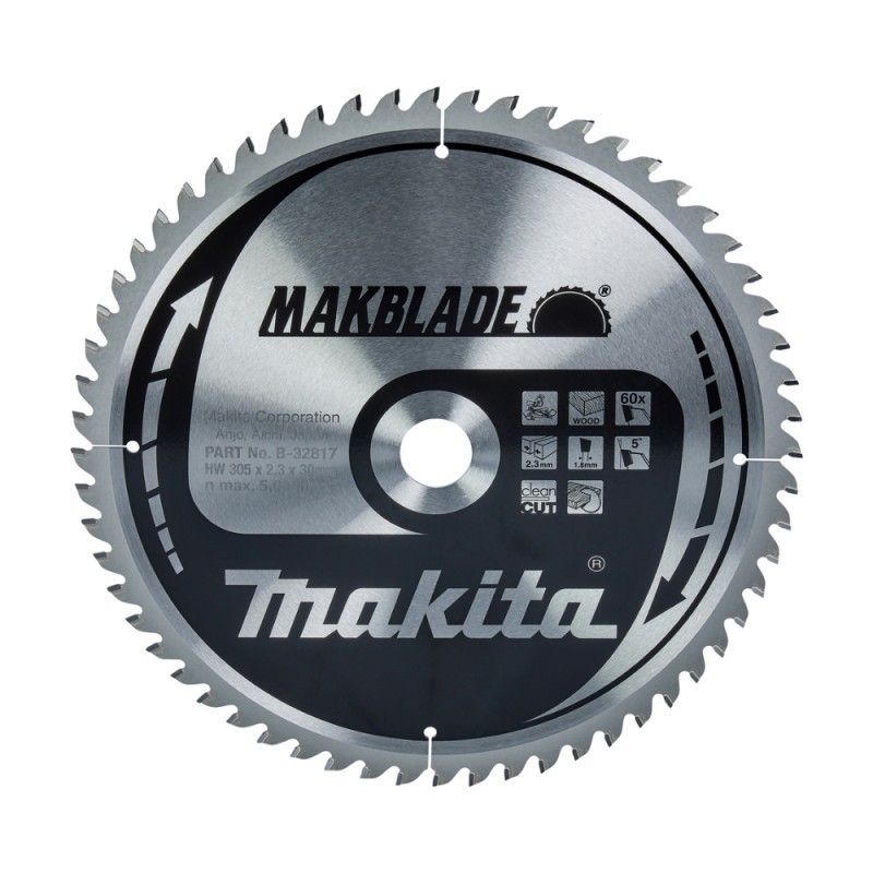 Medžio pjovimo diskas MAKITA 305x2,3x30mm 5  60T
