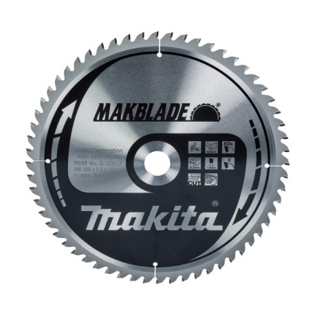Medžio pjovimo diskas MAKITA 305x2,3x30mm 5  60T