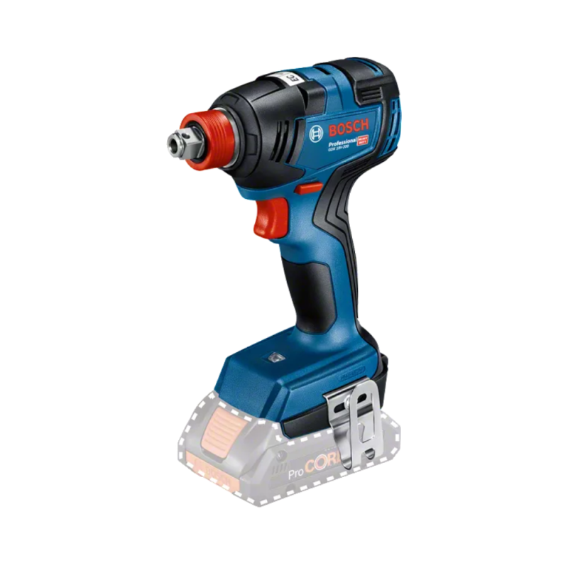 Akumuliatorinis smūginis suktuvas/veržliasukis BOSCH GDX 18V-200 Solo CT