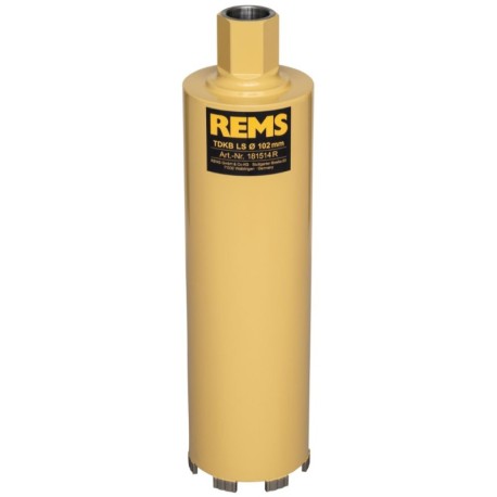 Deimantinė gręžimo karūna REMS TDKB LS Ø102mm UNC 1 1/4"