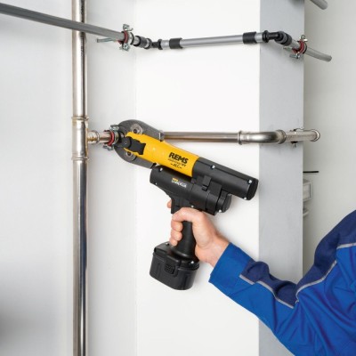 Akumuliatorinis vamzdžių presavimo įrankis REMS Mini-Press 14,4V ACC L-Boxx