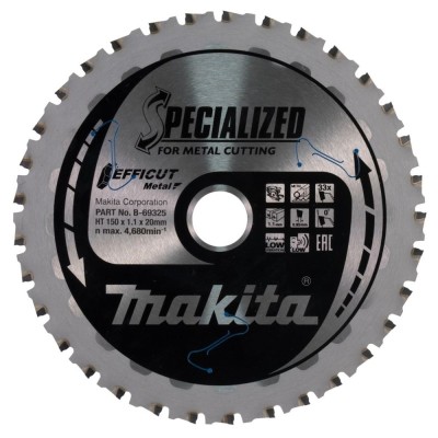 Pjovimo diskas metalui MAKITA Efficut 150x1,1x20xmm Z-33