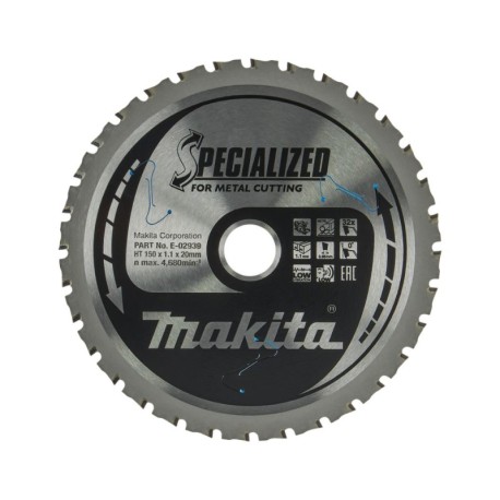 Metalo pjovimo diskas MAKITA HM 150x20mm 32T 0  E-02939