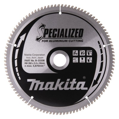 Pjovimo diskas MAKITA 260x2,4x30mm 100T -5  
