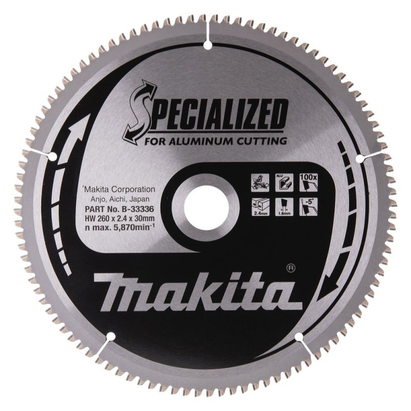 Pjovimo diskas MAKITA 260x2,4x30mm 100T -5  