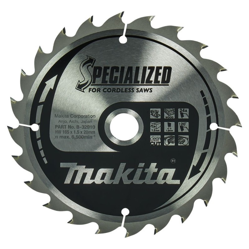 Pjovimo diskas MAKITA 165x1,5x20mm Z24 20 