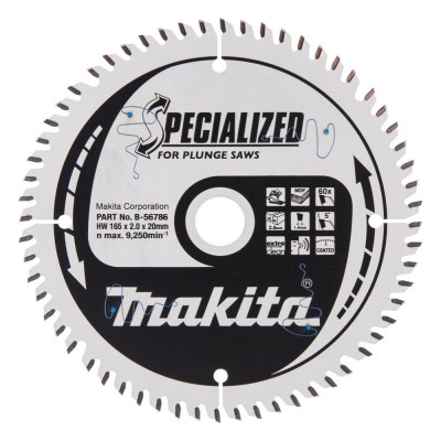 Pjovimo diskas  MAKITA 165x2x20mm Z60 5 