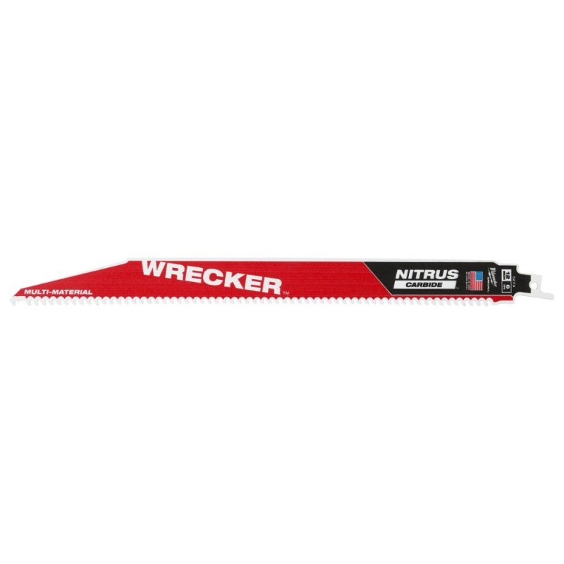 Pjūklelis karbidiniais dantimis MILWAUKEE Wrecker Nitrus 300mm 6tpi