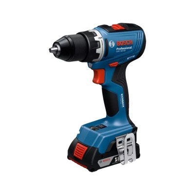 Akumuliatorinis gręžtuvas-suktuvas BOSCH GSR 18V-65 LB su priedais