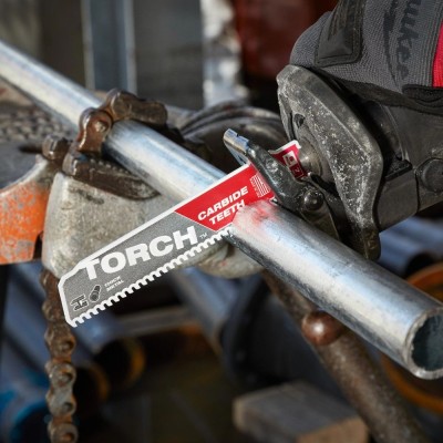 Pjūkleliai karbidiniais dantimis MILWAUKEE TCT Torch 150mm 8tpi, 5vnt.