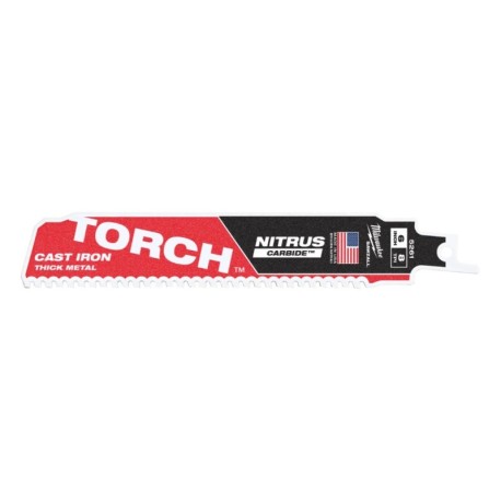 Pjūklelis karbidiniais dantimis MILWAUKEE TCT Torch Nitrus 150mm 8tpi