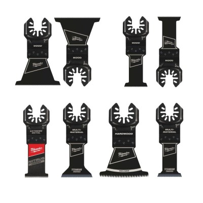 8 dalių peiliukų rinkinys daugiafunkciniam įrankiui MILWAUKEE OL