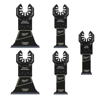 5 dalių peiliukų rinkinys daugiafunkciniam įrankiui MILWAUKEE OL