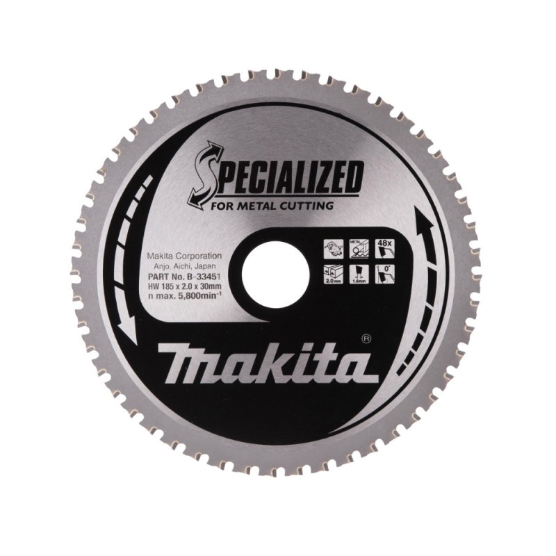 Pjovimo diskas metalui MAKITA 185x30mm 48T