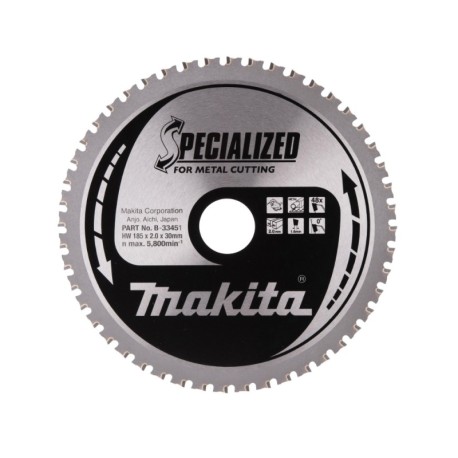Pjovimo diskas metalui MAKITA 185x30mm 48T