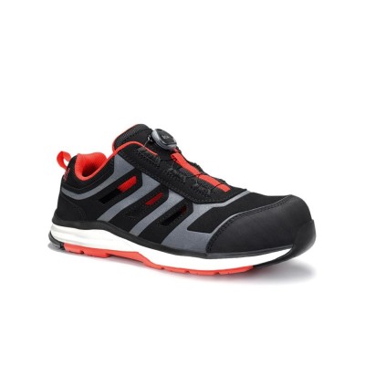 Sandalai ELTEN Jo Rapid Boa Black Red easy ESD S1P, juodi 45
