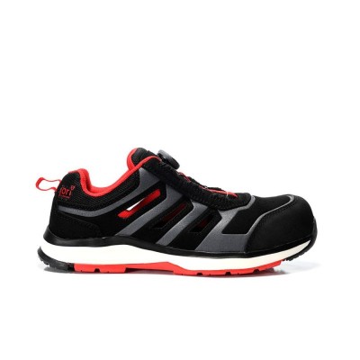 Sandalai ELTEN Jo Rapid Boa Black Red easy ESD S1P, juodi 47