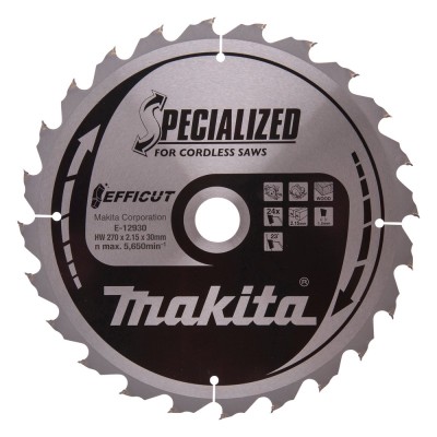 Pjovimo diskas medienai MAKITA Efficut 270x30x2,15mm Z-24