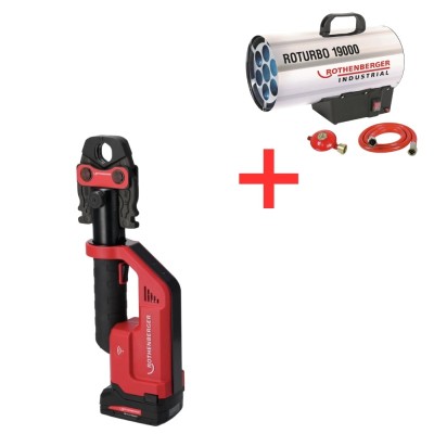 Akumuliatorinis presas ROTHENBERGER Romax Compact III TH16-20-26mm