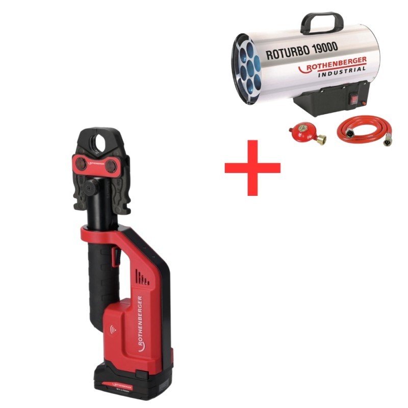 Akumuliatorinis presas ROTHENBERGER Romax Compact III TH16-20-26mm