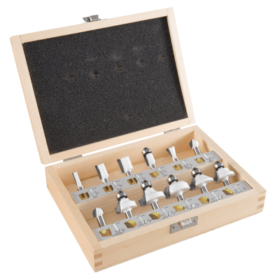 12 dalių medžio frezų rinkinys MAKITA D-57065