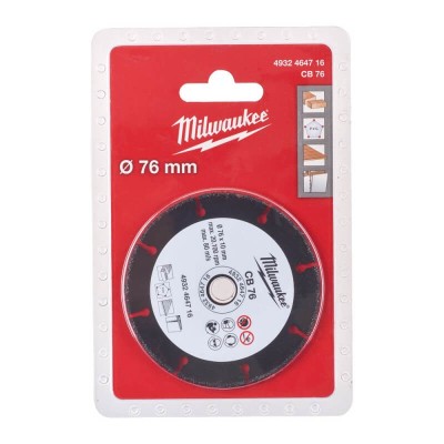 Karbidinis diskas  MILWAUKEE CB 76 76x10mm