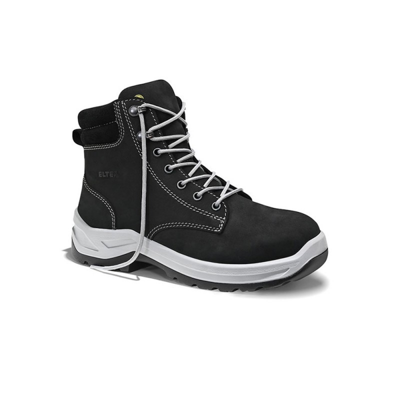 Moteriški batai ELTEN Lilly Black Mid ESD S3 SRC, juodi 41