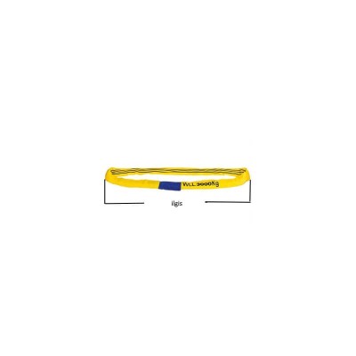 Sintetinis žiedinis stropas YALE RSD-02000 2000 kg 1 m