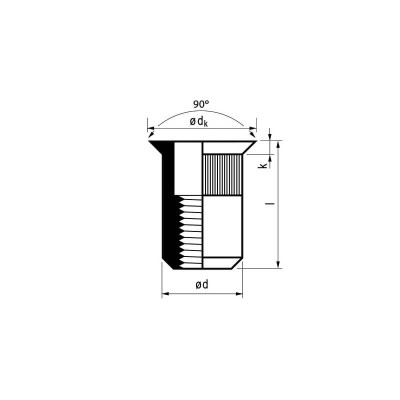 Srieginės kniedės MASTERFIX M04 VO 1.5-4.0, 100vnt.