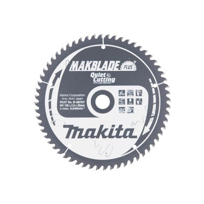 Pjovimo diskas MAKITA Makblade plus 190x20x2,0mm 60T 5 