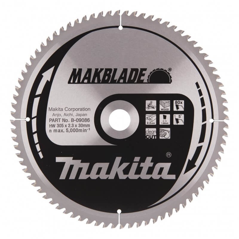 Pjovimo diskas MAKITA Makblade 305x30x2,3mm 80T 5 