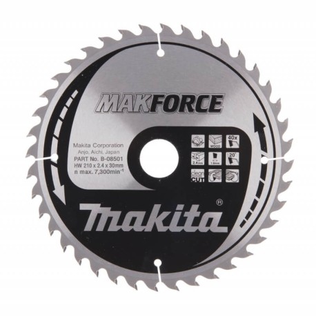 Pjovimo diskas MAKITA M-Force 210x30x2,4mm 40T 20 