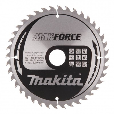 Pjovimo diskas MAKITA 190x30x2,2mm 40T 20 
