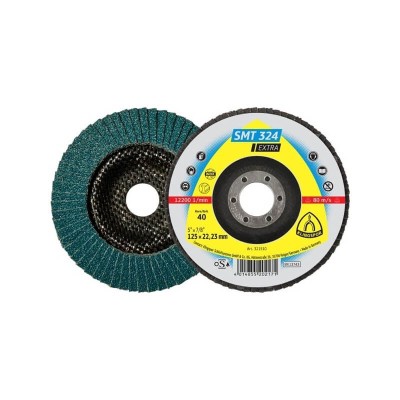 Lapelinis šlifavimo diskas KLINGSPOR SMT324 Extra 125x22,2mm P40